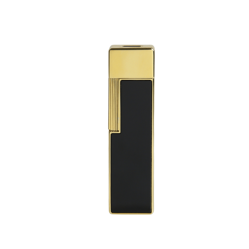 Twiggy Golden Shiny Black Lacquer Lighter-S.T. Dupont-Renee Taylor Gallery