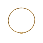 Flex'it EKA 18K Yellow Gold 3.9mm Necklace with Ornamental Clasp-FOPE-Renee Taylor Gallery