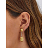 "Élite" Gold Boules Connected with a Diamonds Bar Earrings-Nanis-Renee Taylor Gallery