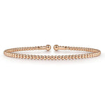 14K Rose Gold Bujukan Split Bangle - BG4107-62K4JJJ-Gabriel & Co.-Renee Taylor Gallery