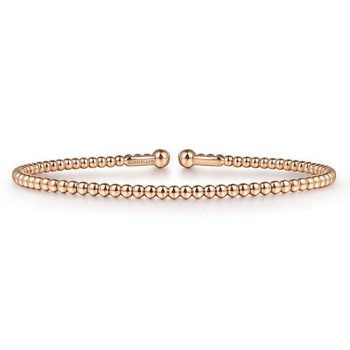 14K Rose Gold Bujukan Split Bangle - BG4107-62K4JJJ-Gabriel & Co.-Renee Taylor Gallery