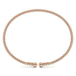 14K Rose Gold Bujukan Split Bangle - BG4107-62K4JJJ-Gabriel & Co.-Renee Taylor Gallery