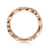 14K Rose Gold Scrolling Floral Diamond Ring - LR4593K45JJ-Gabriel & Co.-Renee Taylor Gallery