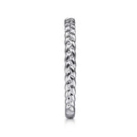 14K White Gold Braided Stackable Ring - LR4910CW4JJJ-Gabriel & Co.-Renee Taylor Gallery