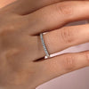 14K White Gold Braided Stackable Ring - LR4910CW4JJJ-Gabriel & Co.-Renee Taylor Gallery