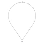 14K White Gold Pavé Diamond Pendant Necklace - NK6415W45JJ-Gabriel & Co.-Renee Taylor Gallery