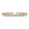 14K White and Yellow Gold Diamond Bujukan Beads Split Bangle - BG4973-62M45JJ-Gabriel & Co.-Renee Taylor Gallery