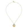 14K White and Yellow Gold Diamond Cut Drop Pendant Necklace - NK7555M45JJ-Gabriel & Co.-Renee Taylor Gallery