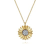 14K White and Yellow Gold Diamond Cut Pendant Necklace - NK7558M45JJ-Gabriel & Co.-Renee Taylor Gallery