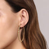 14K Yellow Gold 50mm Bujukan Hoop Earrings - EG14745Y4JJJ-Gabriel & Co.-Renee Taylor Gallery