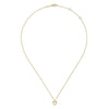 14K Yellow Gold Bujukan Bead Open Heart Pendant Necklace - NK6463Y4JJJ-Gabriel & Co.-Renee Taylor Gallery