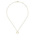 14K Yellow Gold Bujukan Beaded Open Heart Pendant Necklace - NK6561Y4JJJ-Gabriel & Co.-Renee Taylor Gallery