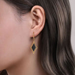 14K Yellow Gold Bujukan Black Onyx Drop Earrings - EG14502Y4JOX-Gabriel & Co.-Renee Taylor Gallery