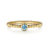 14K Yellow Gold Bujukan Blue Topaz Fashion Ring - LR52692Y4JBT-Gabriel & Co.-Renee Taylor Gallery