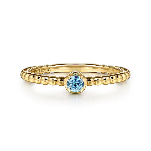 14K Yellow Gold Bujukan Blue Topaz Fashion Ring - LR52692Y4JBT-Gabriel & Co.-Renee Taylor Gallery