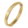 14K Yellow Gold Bujukan Diamond Bangle - BG4935-62Y45JJ-Gabriel & Co.-Renee Taylor Gallery