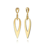 14K Yellow Gold Bujukan Stud Drop Earrings - EG15206Y4JJJ-Gabriel & Co.-Renee Taylor Gallery