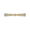 14K Yellow Gold Bujukan and Diamond Station Alternating Ring - LR51703Y45JJ-Gabriel & Co.-Renee Taylor Gallery