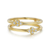 14K Yellow Gold Diamond Easy Stackable Ring - LR52494Y45JJ-Gabriel & Co.-Renee Taylor Gallery