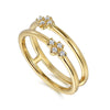 14K Yellow Gold Diamond Easy Stackable Ring - LR52494Y45JJ-Gabriel & Co.-Renee Taylor Gallery