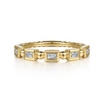 14K Yellow Gold Diamond Geometric Ring - LR52164Y43JJ-Gabriel & Co.-Renee Taylor Gallery