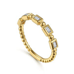 14K Yellow Gold Diamond Geometric Ring - LR52164Y43JJ-Gabriel & Co.-Renee Taylor Gallery