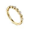 14K Yellow Gold Diamond Marquise Shape Stackable Ring - LR52293Y45JJ-Gabriel & Co.-Renee Taylor Gallery