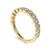 14K Yellow Gold Diamond Stackable Ring - LR52663Y45JJ-Gabriel & Co.-Renee Taylor Gallery