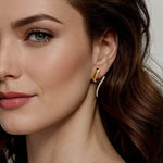 14K Yellow Gold Diamond Stud Drop Earrings - EG15216Y45JJ-Gabriel & Co.-Renee Taylor Gallery