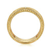 14K Yellow Gold Diamond Wide Bujukan Band Ladies Ring-Gabriel & Co.-Renee Taylor Gallery