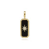 14K Yellow Gold Diamond and Onyx Bujukan Medallion Pendant - PT6647Y45OX-Gabriel & Co.-Renee Taylor Gallery