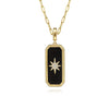 14K Yellow Gold Diamond and Onyx Bujukan Medallion Pendant - PT6647Y45OX-Gabriel & Co.-Renee Taylor Gallery