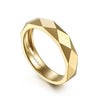 14K Yellow Gold Faceted Stackable Ring - LR51950Y4JJJ-Gabriel & Co.-Renee Taylor Gallery