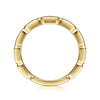 14K Yellow Gold Segmented Diamond Stackable Ring - LR51176Y45JJ-Gabriel & Co.-Renee Taylor Gallery