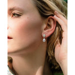 Rosalina Sterling Silver Fresh Water Pearl Earrings-Bernd Wolf-Renee Taylor Gallery