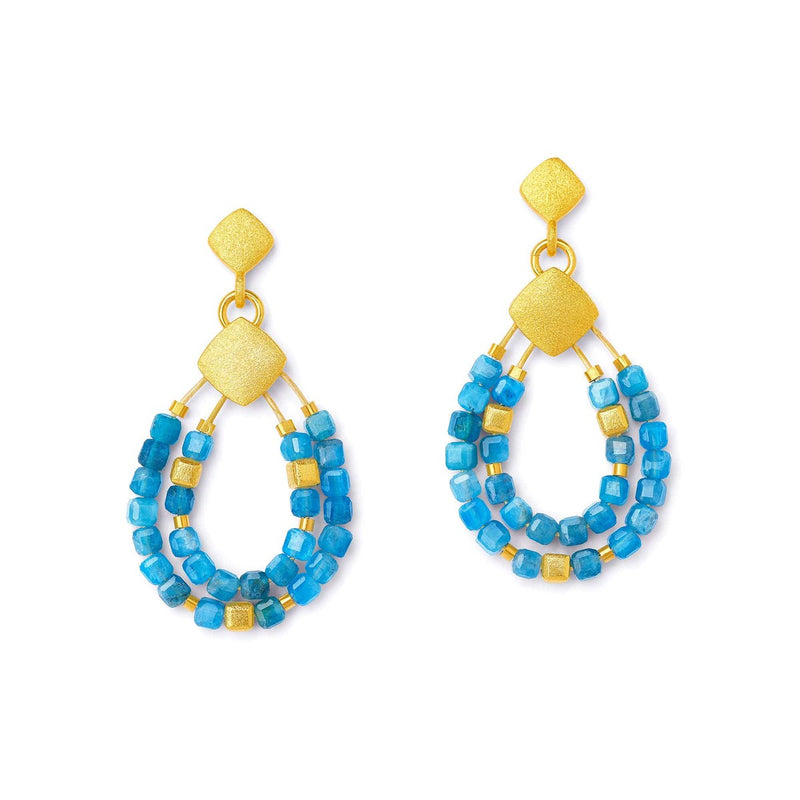 Cuseva Apatite Earrings- 1530007816-Bernd Wolf-Renee Taylor Gallery