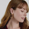 Palermo Delicate Doorknocker Earrings-Julie Vos-Renee Taylor Gallery