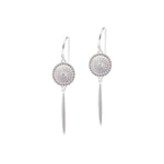 Sonnela Sterling Silver Zirconia Earrings-Bernd Wolf-Renee Taylor Gallery