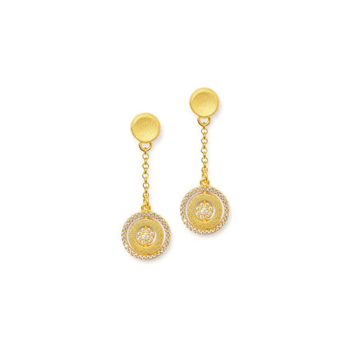 Pirouellas Zirconia Earrings - 15522156-Bernd Wolf-Renee Taylor Gallery