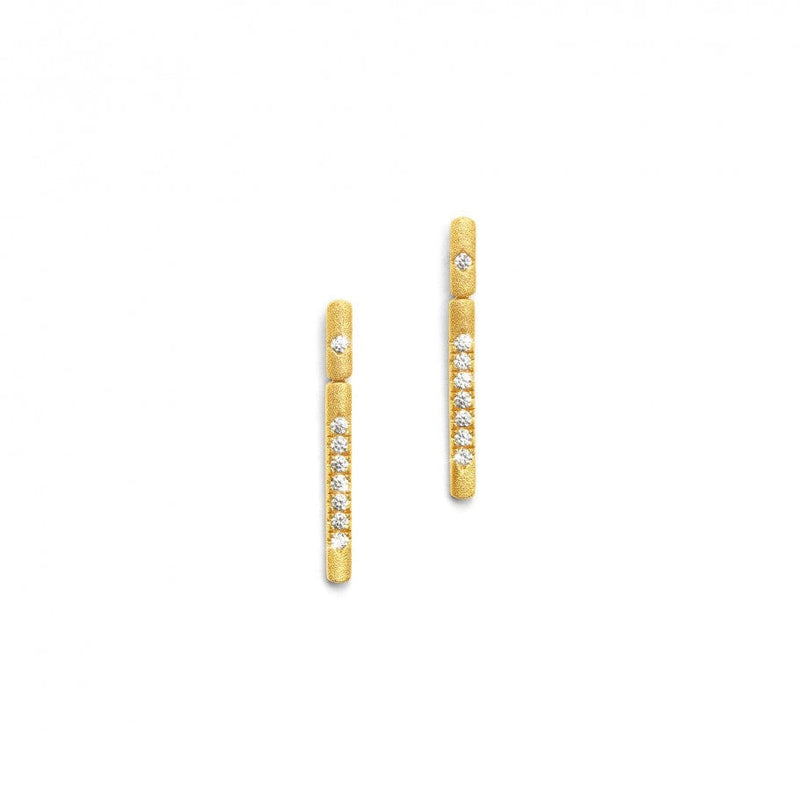 Linea Zirconia Earrings - 15541156-Bernd Wolf-Renee Taylor Gallery