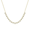 18 inch 14K Yellow Gold Scalloped Diamond Choker Necklace - NK6023Y45JJ-Gabriel & Co.-Renee Taylor Gallery