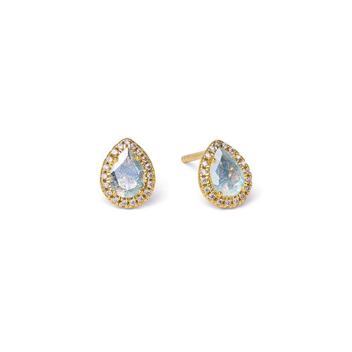 Marie Labradorite Zirconia Earrings-Bernd Wolf-Renee Taylor Gallery