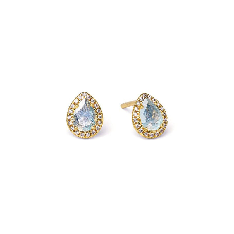 Marie Labradorite Zirconia Earrings-Bernd Wolf-Renee Taylor Gallery