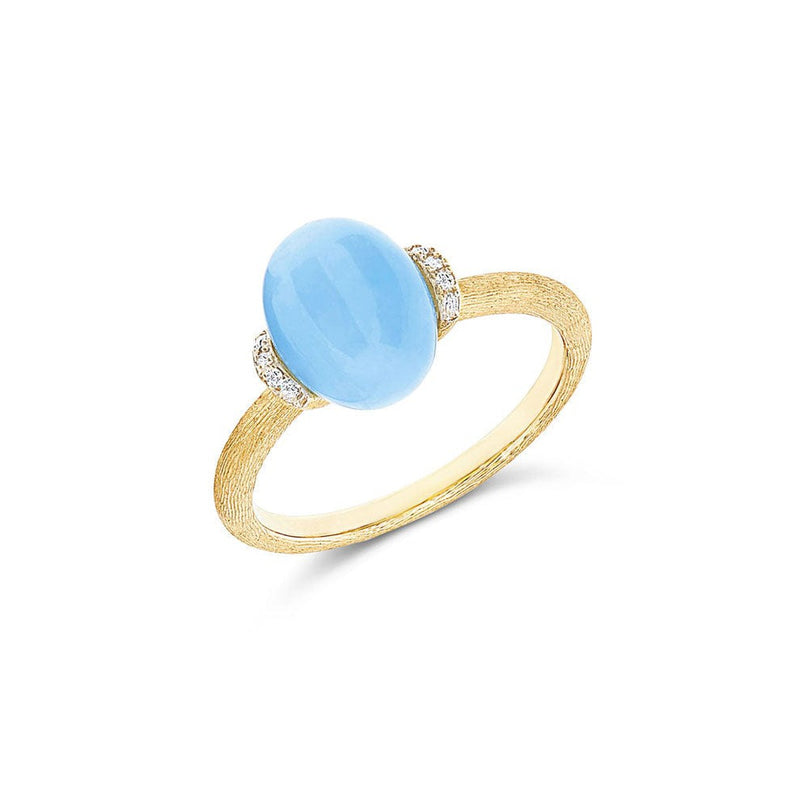 "Azure" Gold, Diamonds & Milky Aquamarine Ring - AS5-575-Nanis-Renee Taylor Gallery