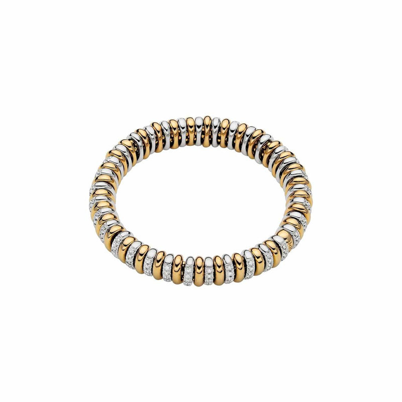 Flex'it VENDÔME 18K Yellow Gold 6.5mm Bracelet with Diamonds-FOPE-Renee Taylor Gallery