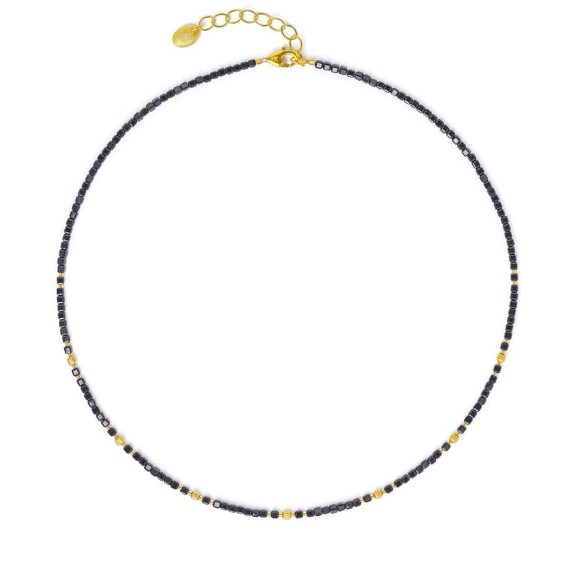 Cuseva Black Spinel Necklace - 8100001496-Bernd Wolf-Renee Taylor Gallery