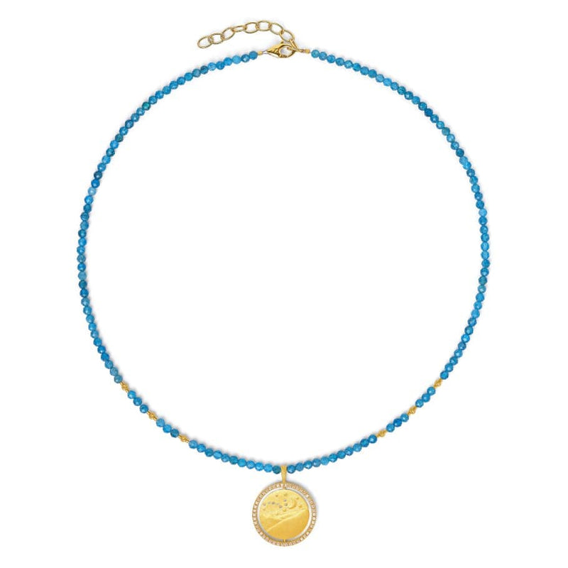 Bergsonne & Mond Apatite Necklace - 8160004816-V46-Bernd Wolf-Renee Taylor Gallery