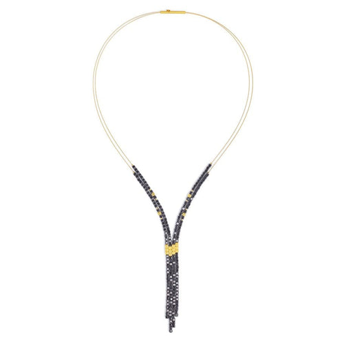 Yacusa Black Spinel Necklace - 8561001496-Bernd Wolf-Renee Taylor Gallery