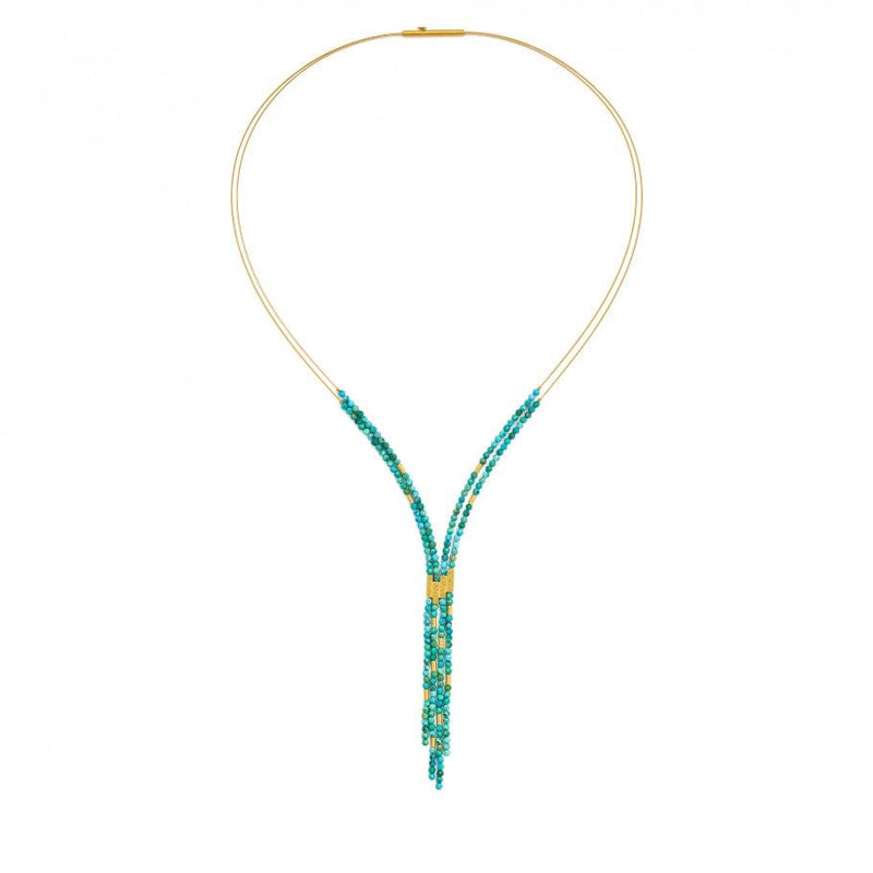 Yaneki Necklace Turquoise Gold-Bernd Wolf-Renee Taylor Gallery