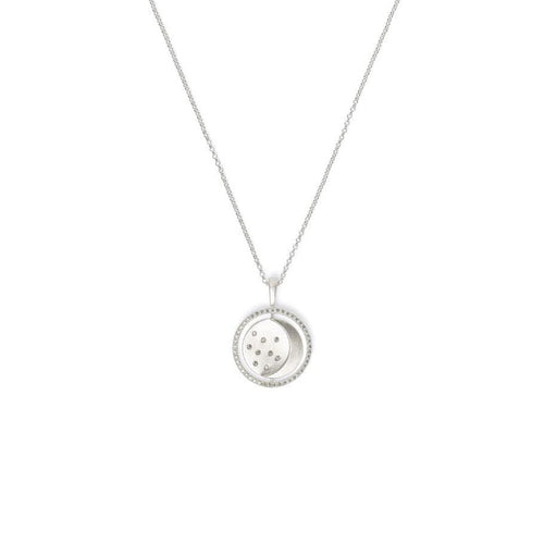 Sun Sterling Silver Zirconia Necklace -8612002154-V50-Bernd Wolf-Renee Taylor Gallery